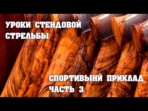 Видео: Уроки стендовой стрельбы: Спортивный приклад - термины, затыльник, выбор заготовки