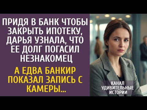 Видео: Придя в банк закрыть ипотеку, узнала что кто-то погасил  ее долг… А едва банкир показал запись камер