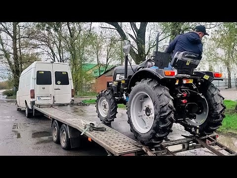 Видео: Розвантаження мінітрактора ДТЗ 5244 НРХ ❗️🇺🇦