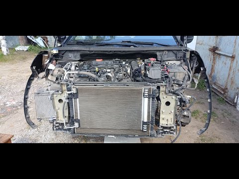 Видео: Peugeot 3008 DW10FC снятие бампера разбор ЕГР мойка радиаторов охлаждение АКПП