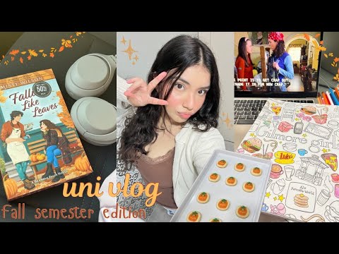 Видео: Осенний университетский видеоблог 🍁 | Уроки макияжа + уютный реалистичный день