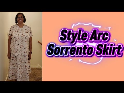 Видео: Обзор выкройки юбки Style Arc Sorrento | Friday Sews #106