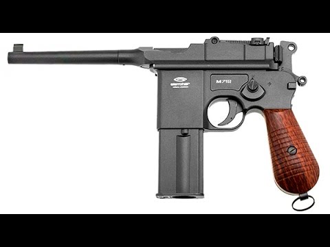 Видео: Gletcher M 712 (Маузер). Обзор пневматического пистолета M712 от фирмы Gletcher