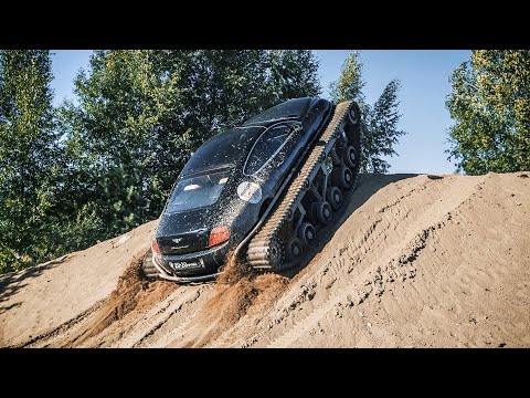 Видео: Bentley Ultratank, самый быстрый танк на 600 сил.