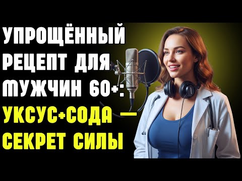 Видео: Упрощённый рецепт для мужчин 60+: уксус+сода — секрет силы | Здоровье пожилых