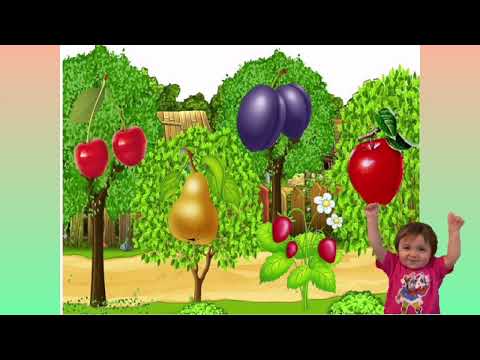 Видео: Художня література " Віршики і загадки про фрукти та ягоди"