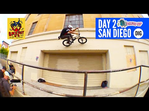 Видео: BMX DAY/'CASH UP' SAN DIEGO JAM, организованный OUR BMX - ДЕНЬ 2
