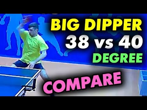 Видео: Yinhe BIG DIPPER: чем отличаются губки 38 и 40 градусов? Обзор сравнение версий популярной накладки