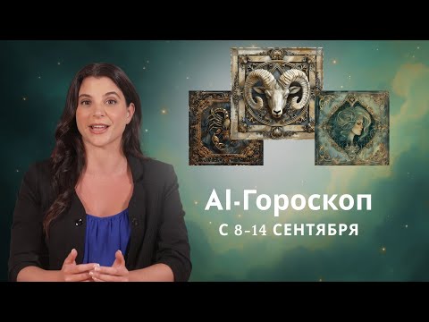 Видео: AI - Гороскоп на неделю: сентябрьские подсказки (8–14 сентября)