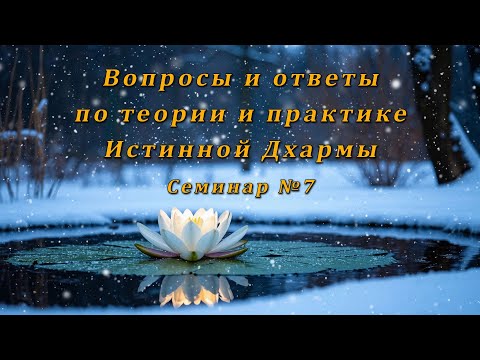 Видео: Вопросы и ответы по теории и практике Истинной Дхармы. Семинар №7