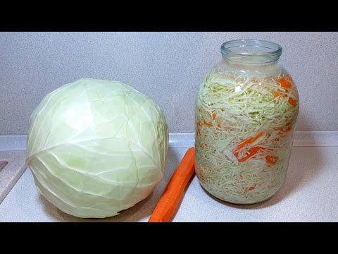 Видео: КВАШЕНАЯ КАПУСТА - РЕЦЕПТ ПРОВЕРЕННЫЙ ВРЕМЕНЕМ