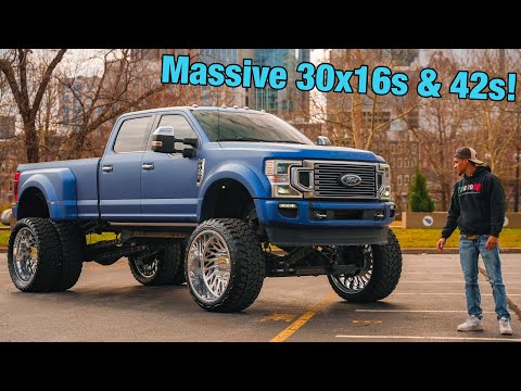 Видео: Anylevel F450 Dually получает диски и шины за 25 000 долларов!