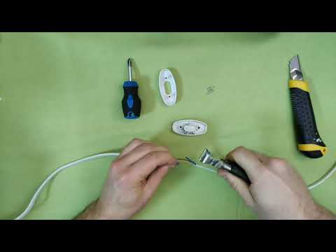 Видео: Как подключить выключатель в  провод