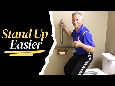 Видео: Два простых способа помочь вам встать с низкого стула или унитаза