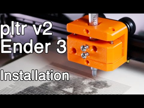 Видео: pltr v2 Pen Plotter Toolhead - Руководство по установке Ender 3