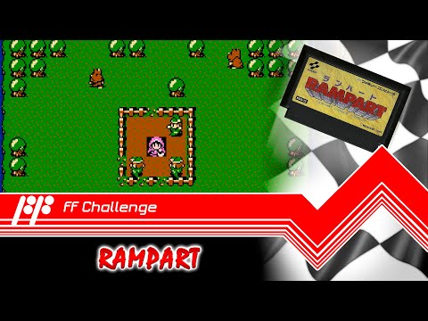 Видео: Rampart - FF Challenge. Прохождение игр Famicom.