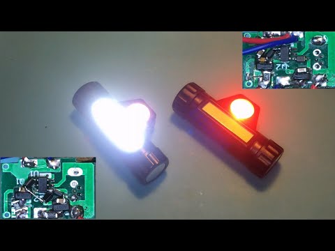 Видео: Доработка 2 налобного фонарика XPE COB 18650 14500 LED Headlamp