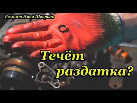 Видео: Раздатка Нивы.  Причина течи масла на штоке понижения.