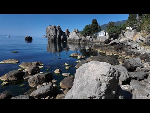 Видео: Гурзуф. На скалы за дачу Чехова. 19.06.2024 День 10-й, часть 3-я.