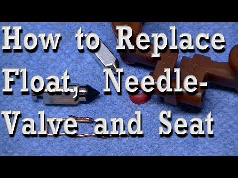 Видео: Замена поплавка, игольчатого клапана и седла в карбюраторах двигателей малого объема (на примере ...