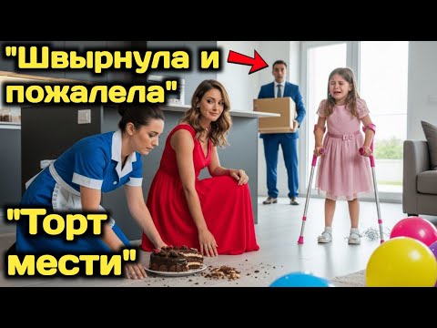 Видео: Миллионер увидел, как его девушка швырнула торт дочери на пол — и отомстил так, что она потеряла всё