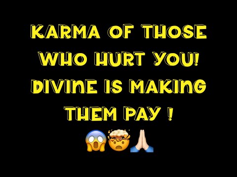 Видео: 😱КАРМА ТЕХ, КТО ПРИЧИНИЛ ВАМ БОЛЬ🫵🤯БОЖЕСТВЕННАЯ СИЛА ЗАСТАВЛЯЕТ ИХ ПЛАТИТЬ ЗА ВСЕ ‼️#гаданиенатар...