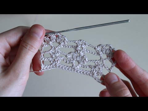 Видео: Оригинальный узор крючком. Мастер-класс.