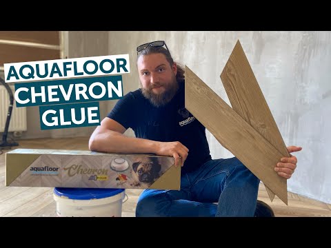 Видео: Французская елочка Aquafloor Chevron Glue. Укладка в Москве