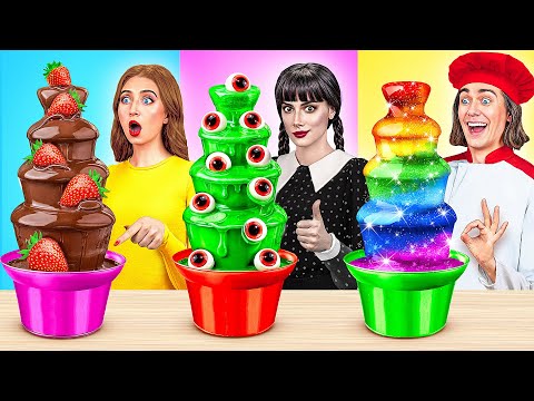 Видео: Кулинарный Челлендж: Уэнсдей Против Бабушки | Кто Победит в Кулинарной Битве от Trend DO Challenge