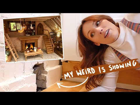 Видео: превращаю эту дыру в стене в секретный миниатюрный дом