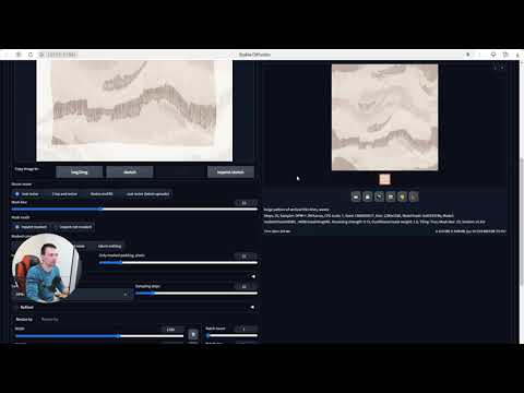 Видео: Делаем текстуру бесшовной с помощью нейросети Stable Diffusion