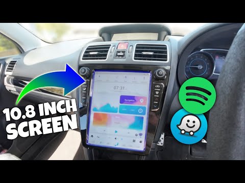 Видео: Экран в стиле Tesla для Subaru WRX 10,8 дюйма [с Apple CarPlay и Android Auto]