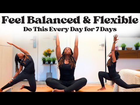 Видео: Выполняйте этот 15-минутный комплекс йоги в течение 7 дней для баланса и гибкости | Инструктор по...