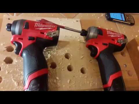 Видео: Milwaukee 2551 Surge & Milwaukee 2553 . Обзор и тест винтовертов .