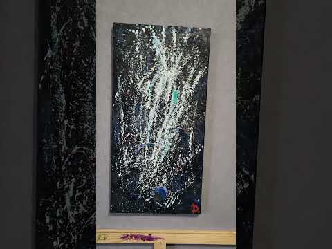 Видео: Картина "Поверхность луны"