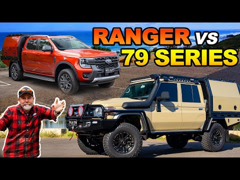 Видео: FORD RANGER 2023 года против LANDCRUISER 79 серии! Какой полноприводный автомобиль лучше для путе...