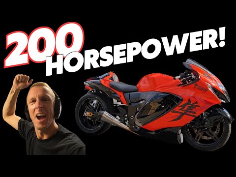 Видео: 25-летний юбилейный Hayabusa 2024 года развивает мощность в 200 лошадиных сил на динамометре Moor...