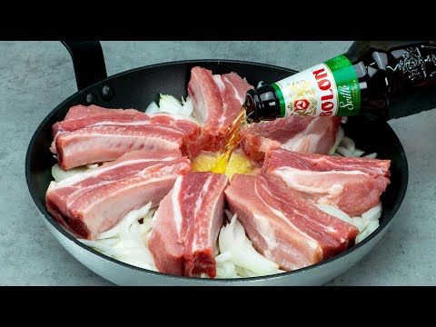 Видео: Хозяйка из Германии научила так вкусно готовить мясо! Секрет в луке