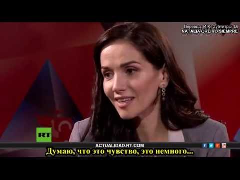 Видео: Интервью Наталии Орейро для Russia Today 2016 (русские субтитры)