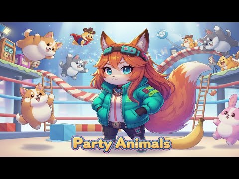 Видео: Эпичная и смешная игра с подписчиками! Party Animals