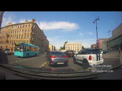 Видео: Driving in St. Petersburg agglomeration: Красный Бор - Смольнинское - Кронверкское 09/06/2021 (4x)