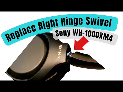 Видео: Как заменить правую часть шарнира на Sony WH-1000XM4 | Ремонт | Сломанные наушники