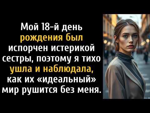 Видео: Мой 18-й день рождения был испорчен истерикой сестры, поэтому я тихо ушла.