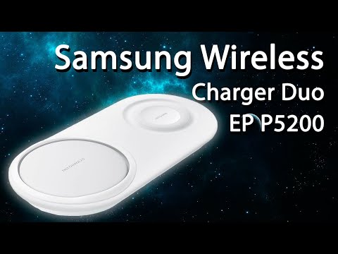 Видео: Беспроводная зарядка Samsung Wireless Charger Duo EP P5200 White