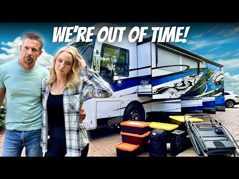 Видео: Мы ПРОДАЛИ наш стоянку для автофургона и у нас осталось всего 24 часа, чтобы СЪЕЗЖАТЬ!