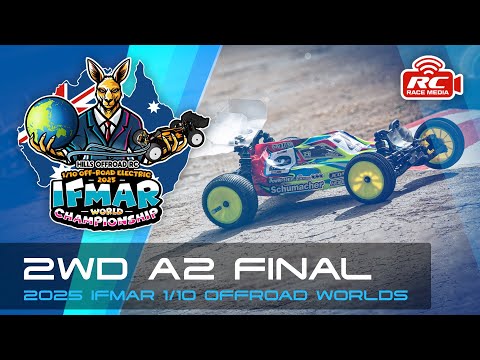 Видео: Финал 2WD A2 | Чемпионат мира по внедорожным гонкам IFMAR 1/10 2025 (Сидней, Австралия)