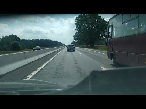 Видео: дорога Минск Гродно