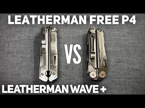 Видео: Сравнение Leatherman Free P4 и Leatherman Wave Plus