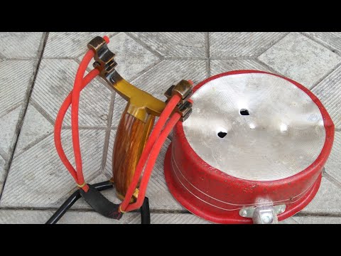 Видео: Как подобрать вес шарика для рогатки. Тест на пробитие.