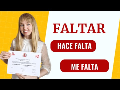 Видео: Испанский Глагол FALTAR. Устойчивые Выражения с Глаголом Faltar в испанском